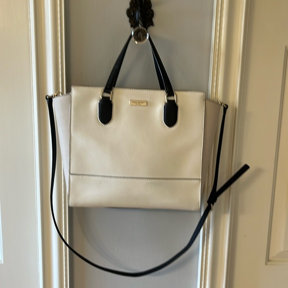 KATE SPADE SAFFIANO LEATHER TRI COLOUR BAG - Picture 1 of 10
